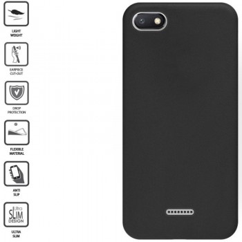 Silikoninis juodas 1mm. dėklas (REDMI 6A) Silikoninis juodas 1mm. dėklas (REDMI 6A)
